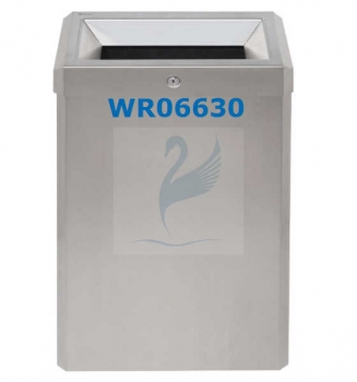 Edelstahl Abfallbehälter für Papier (27 Liter)