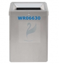Edelstahl Abfallbehälter für Papier (27 Liter)